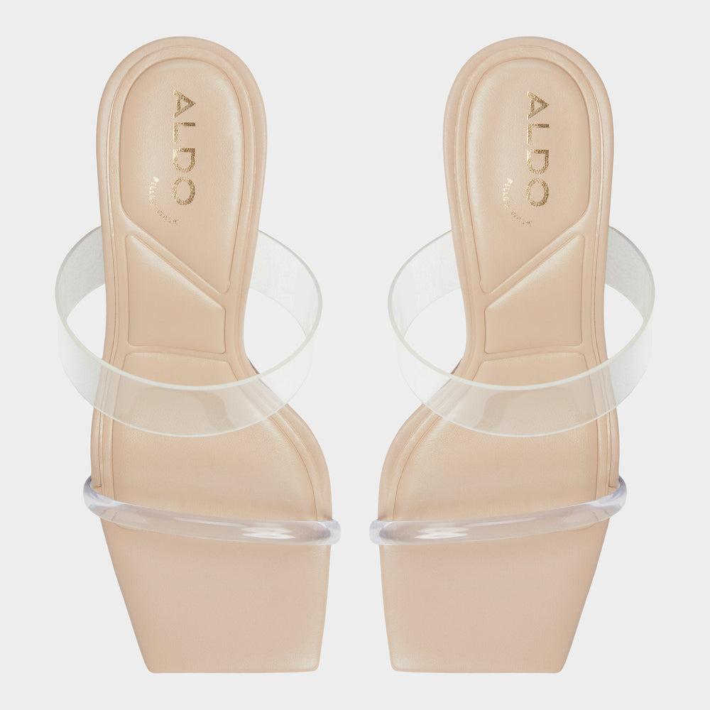 Calley Tan Women's Heeled mules - Heeled mule Block heel