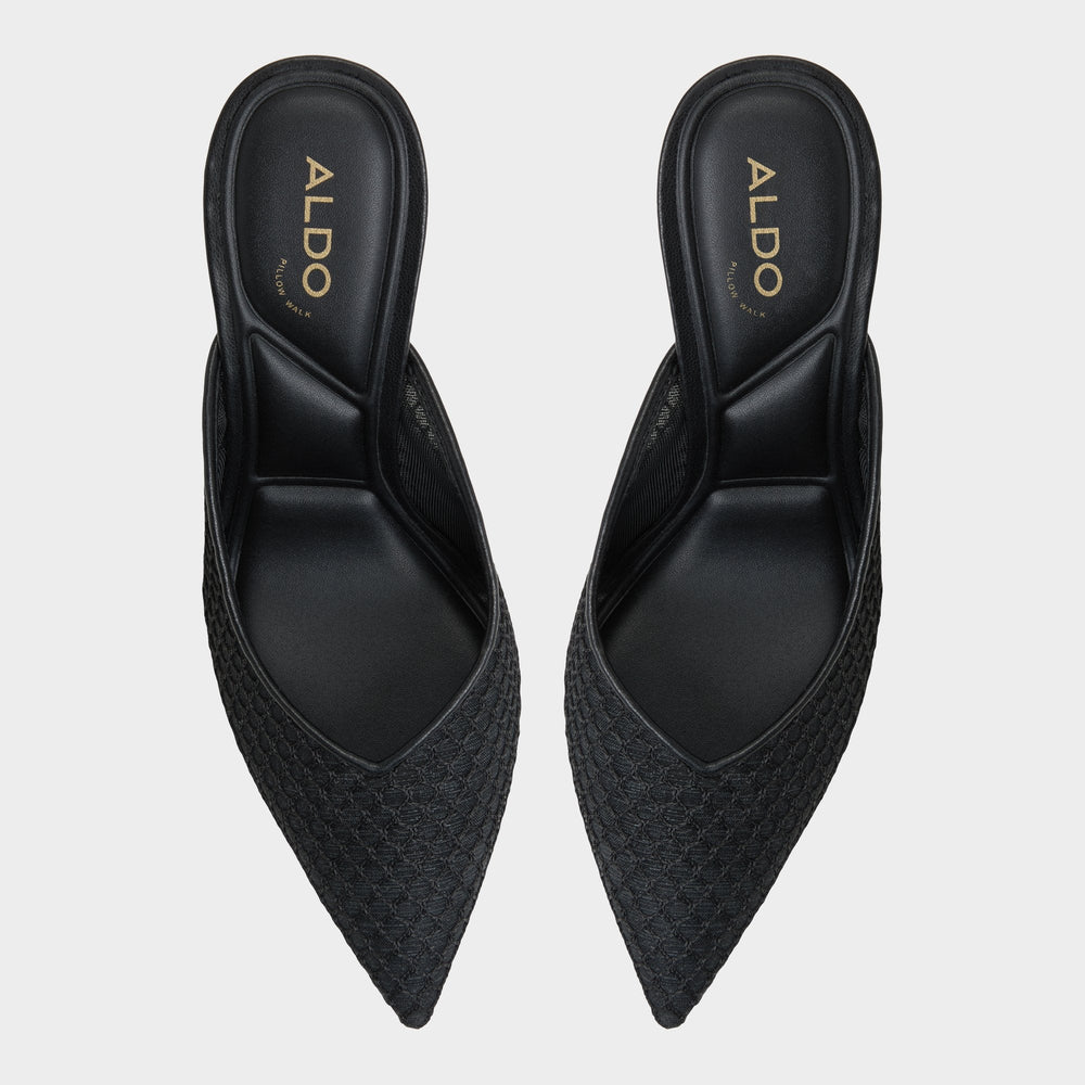 Gamilia Black Women's Kitten heels - Heeled mule Kitten heel