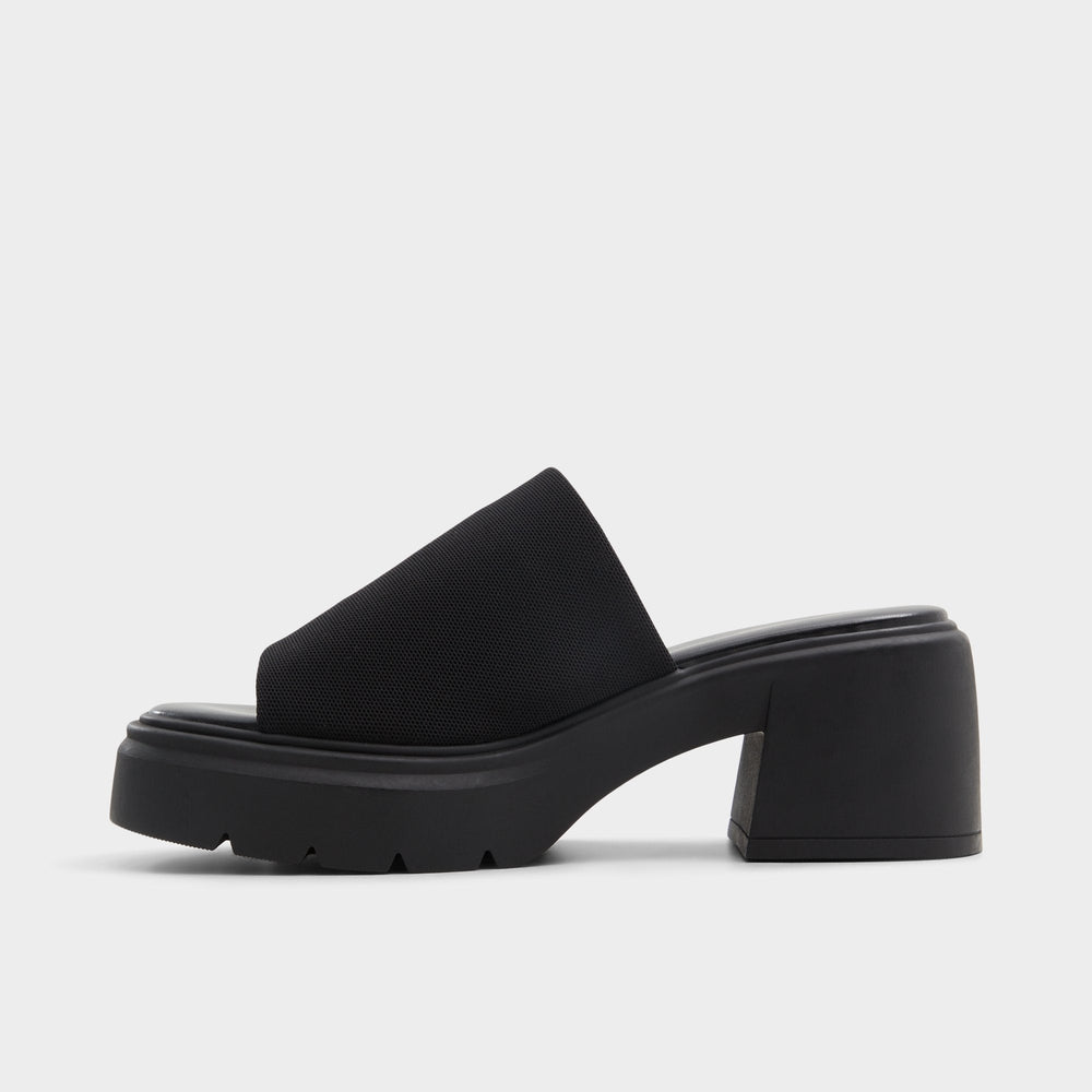 Block heel Harrietta Black Women's Wedges - Heeled mule