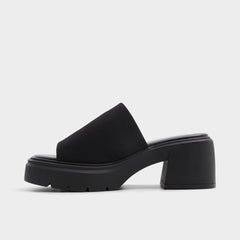 Block heel Harrietta Black Women's Wedges - Heeled mule