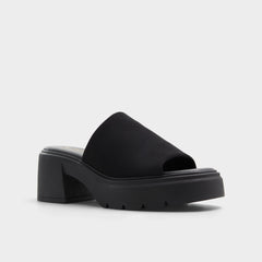 Block heel Harrietta Black Women's Wedges - Heeled mule