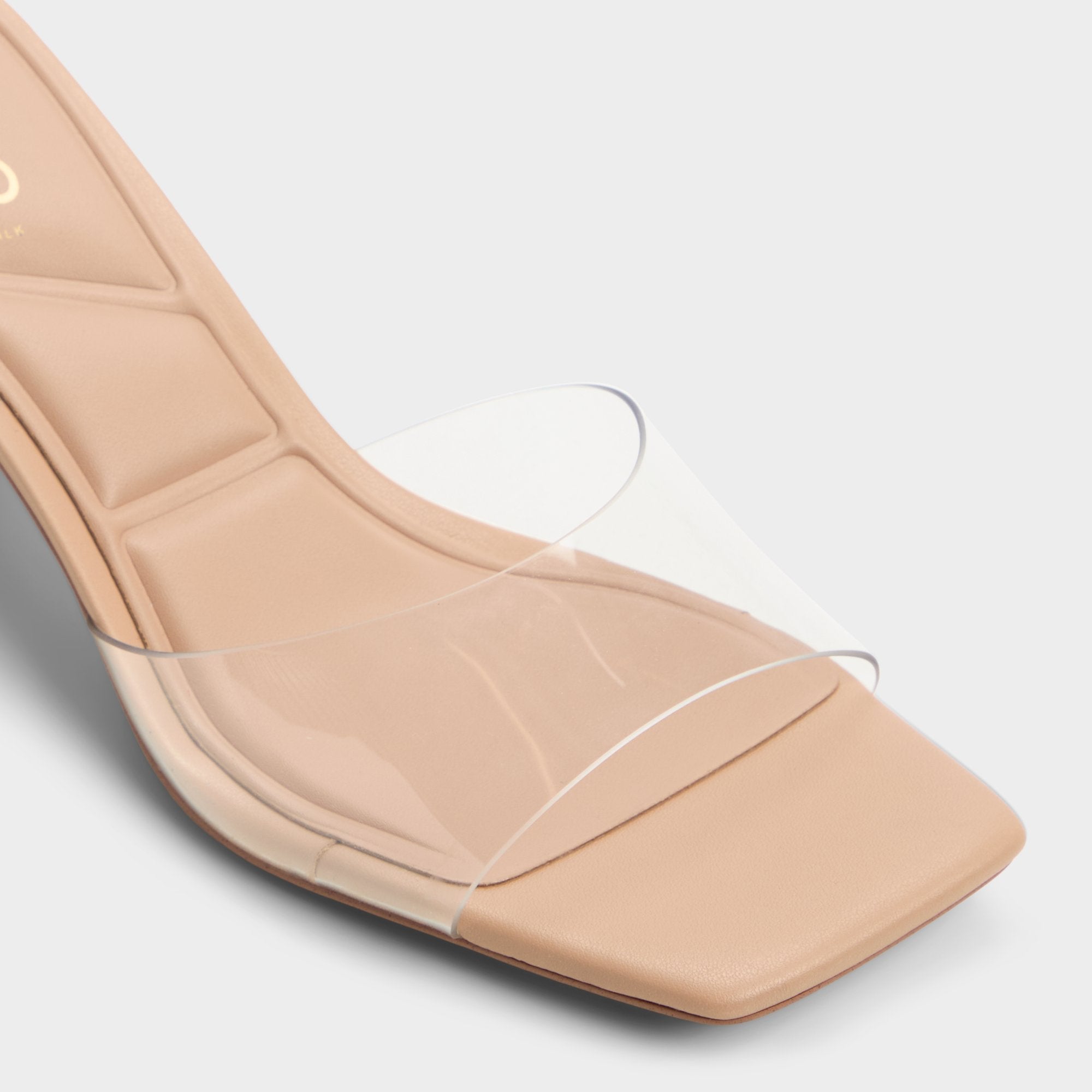 Kitten heel Enchanting Tan Women's Heeled mules - Heeled mule