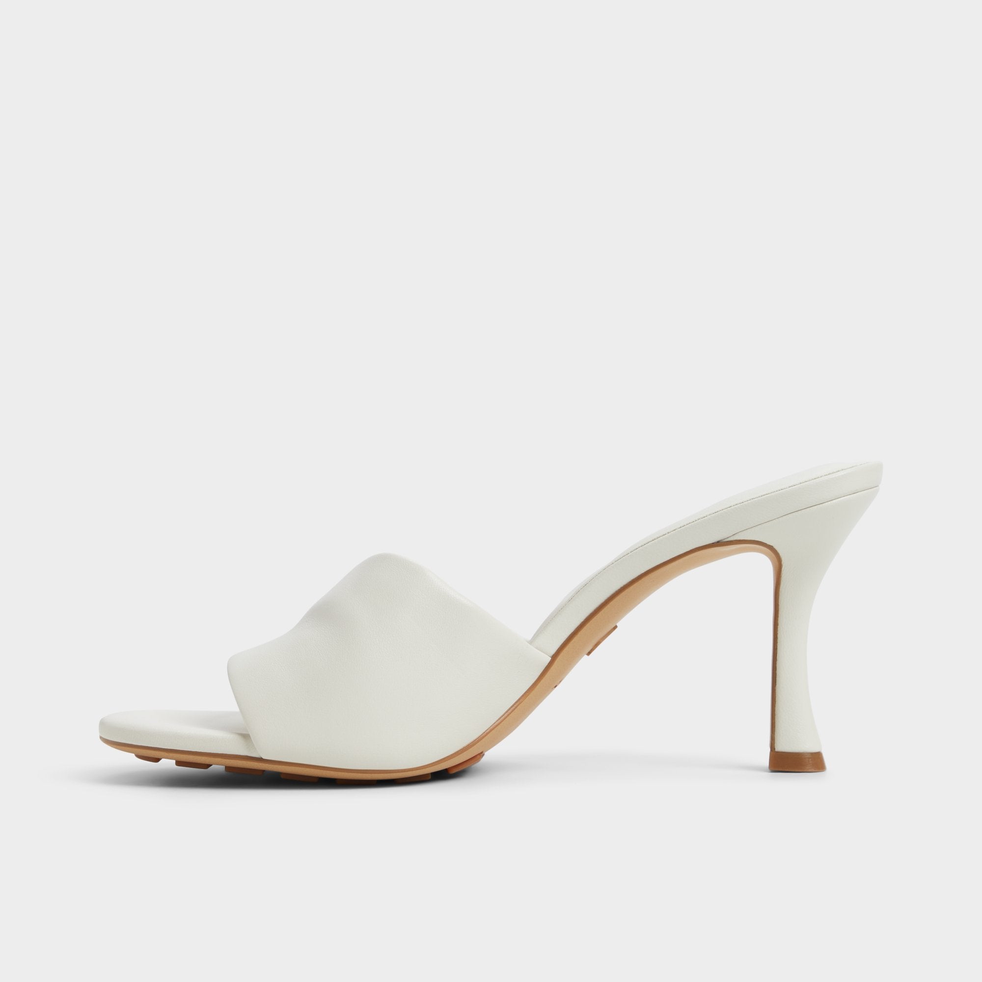 Stiletto heel Lyhanna White/Bone Women's Heeled mules - Heeled mule