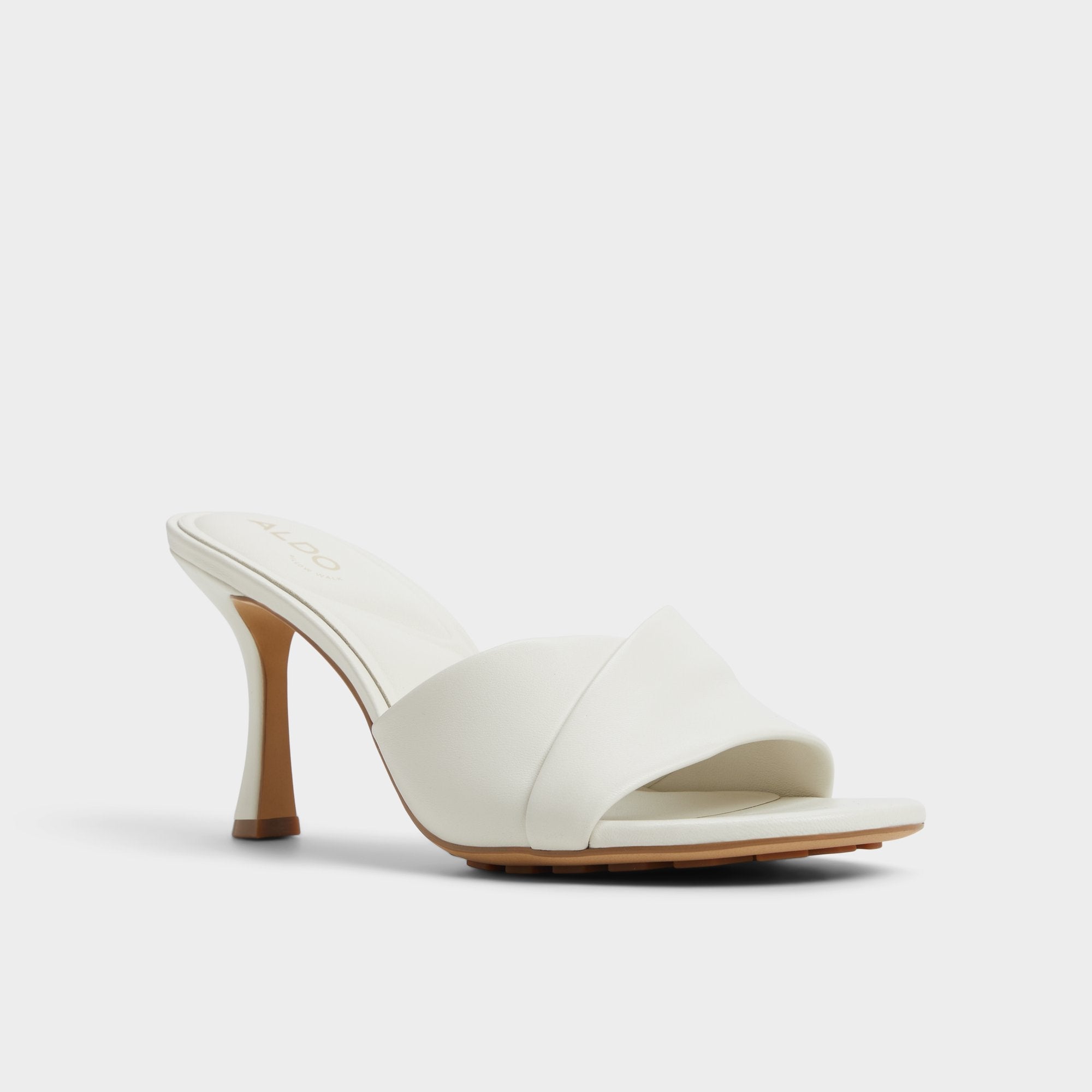 Stiletto heel Lyhanna White/Bone Women's Heeled mules - Heeled mule
