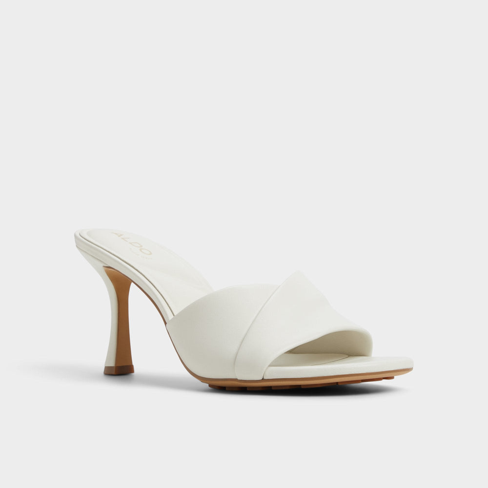 Stiletto heel Lyhanna White/Bone Women's Heeled mules - Heeled mule