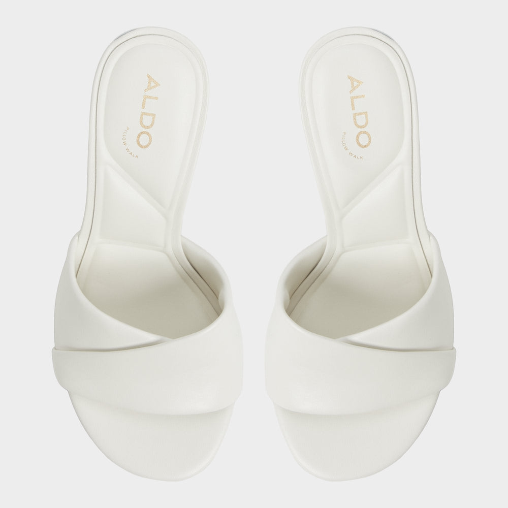 Stiletto heel Lyhanna White/Bone Women's Heeled mules - Heeled mule