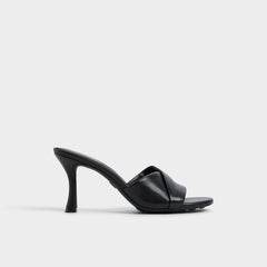 Lyhanna Black Women's Heeled mules - Heeled mule Stiletto heel