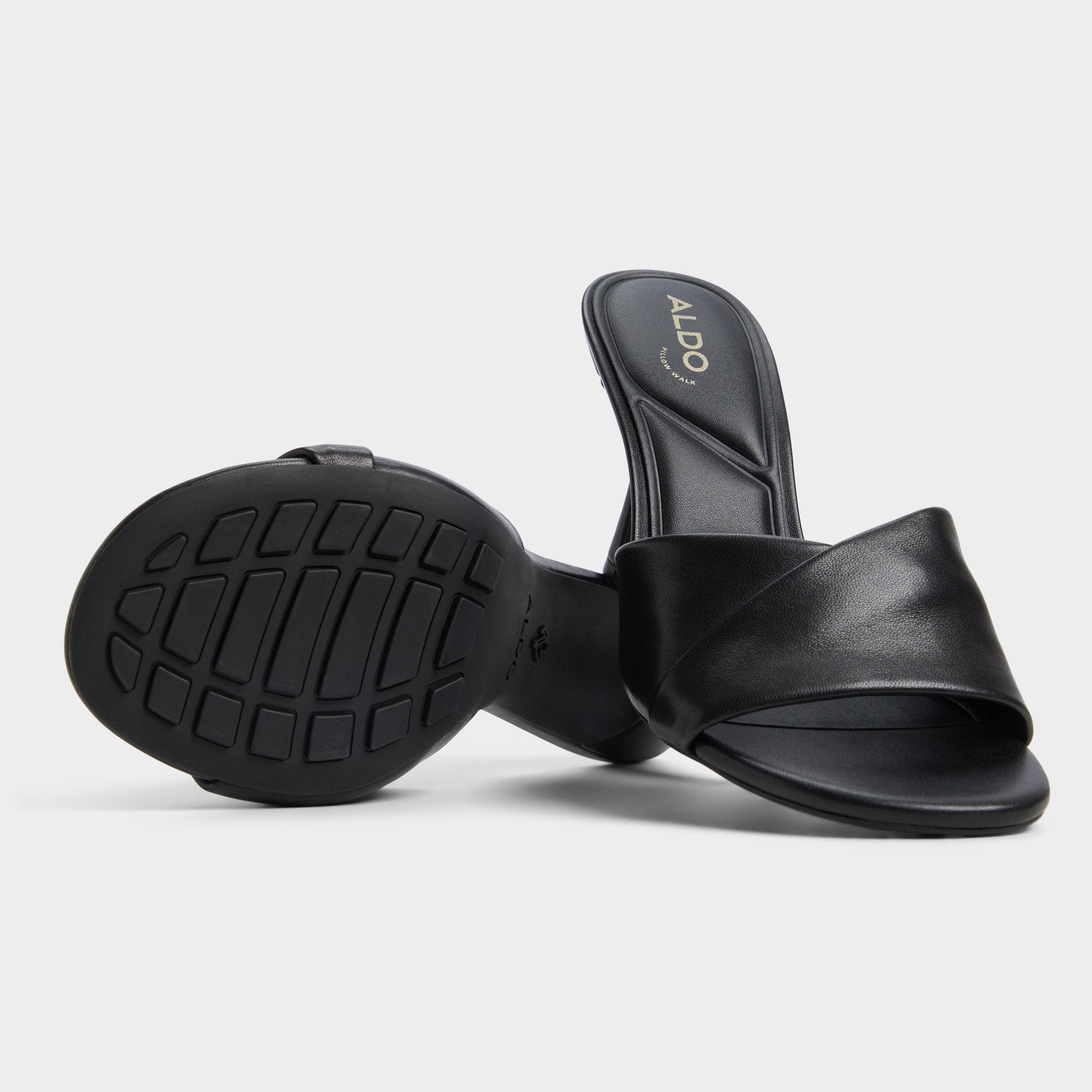 Lyhanna Black Women's Heeled mules - Heeled mule Stiletto heel