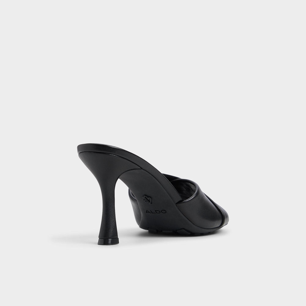 Lyhanna Black Women's Heeled mules - Heeled mule Stiletto heel