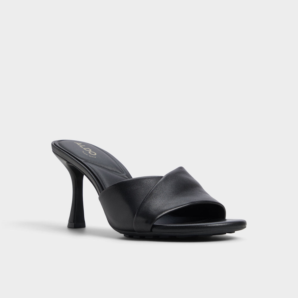 Lyhanna Black Women's Heeled mules - Heeled mule Stiletto heel
