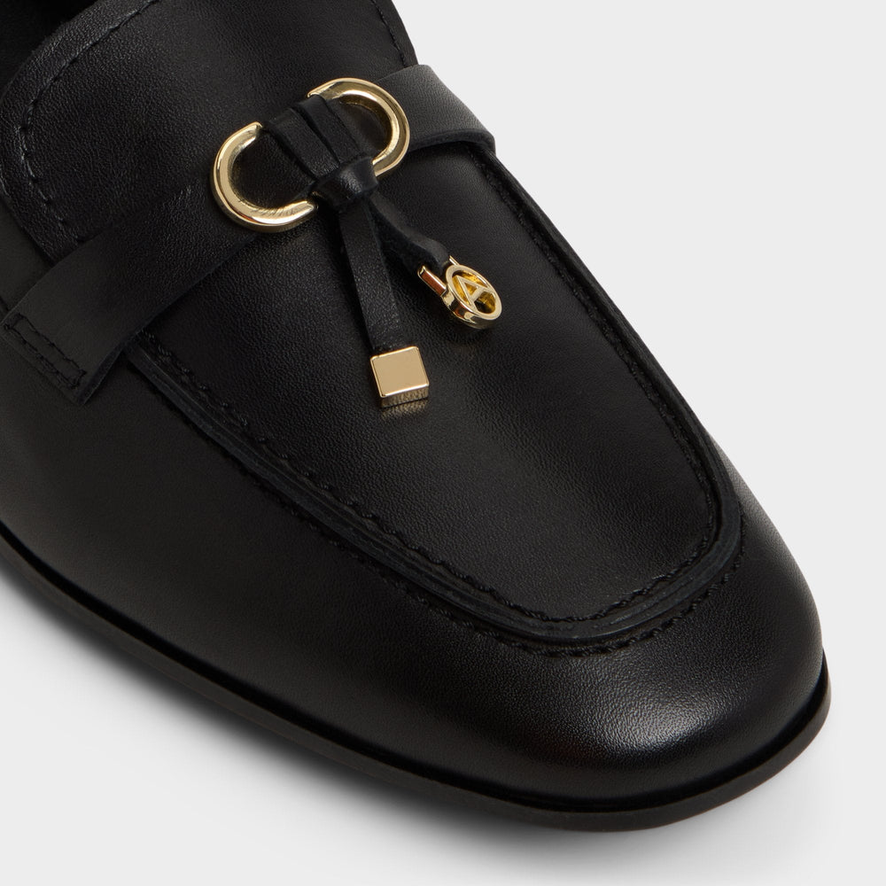 Ybilide Black Women's Loafers & Oxfords - Loafer