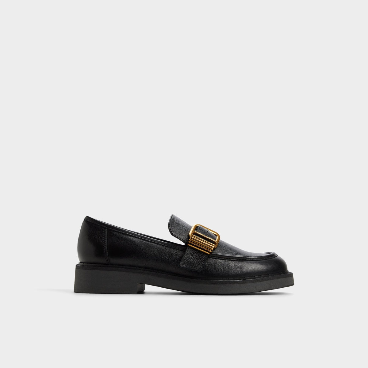 Kalya in Black - Loafer Block heel