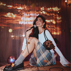 Kalya in Black - Loafer Block heel