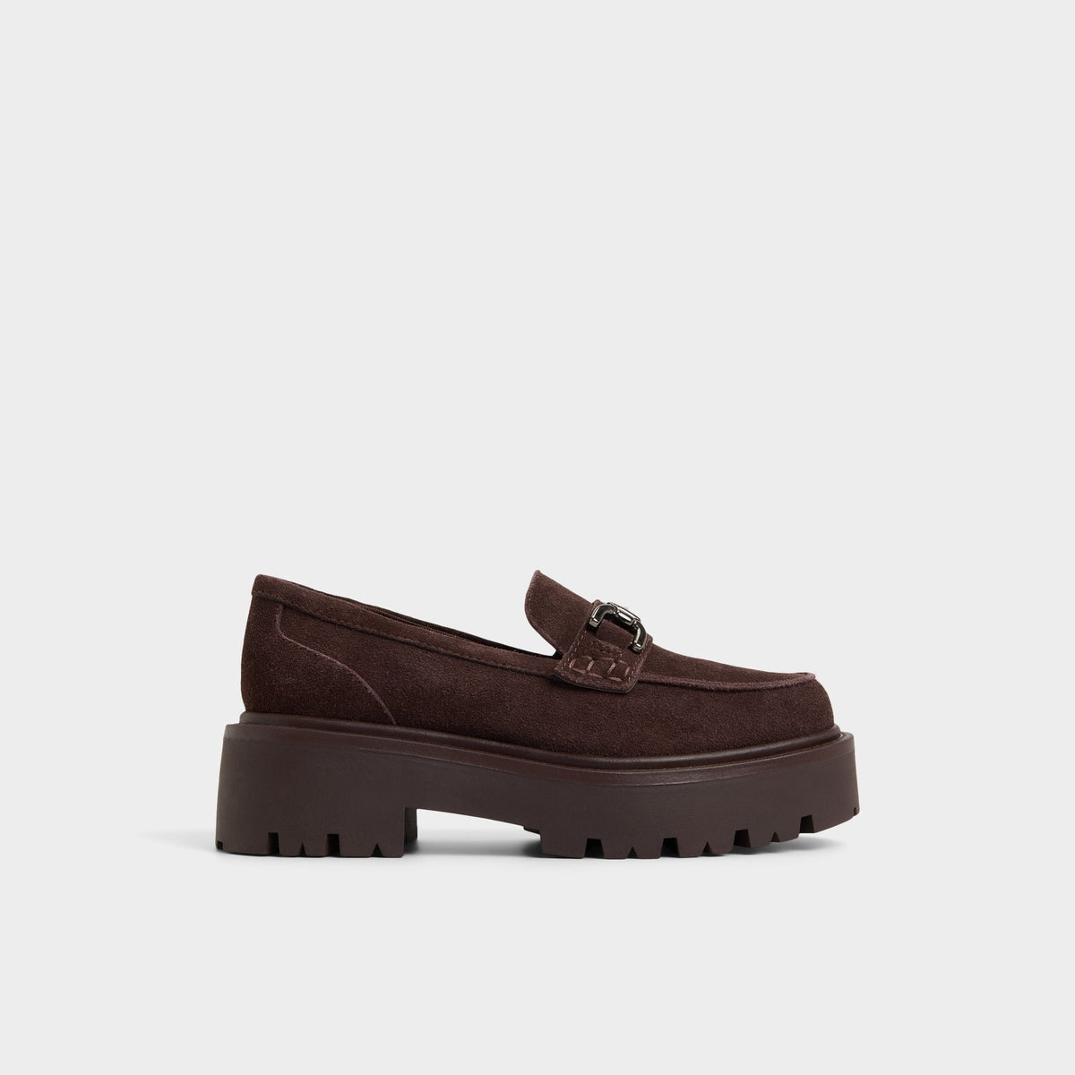 Oneameth in Dark Brown - Loafer Lug sole