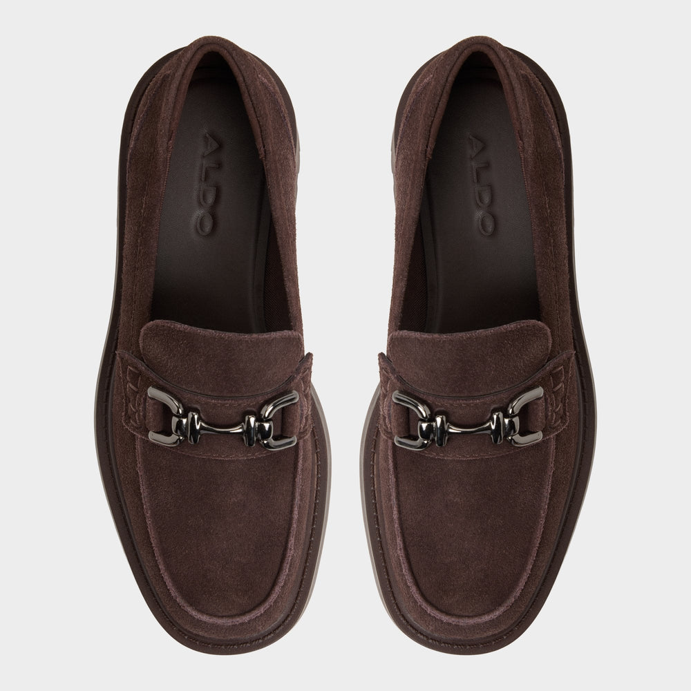 Oneameth in Dark Brown - Loafer Lug sole