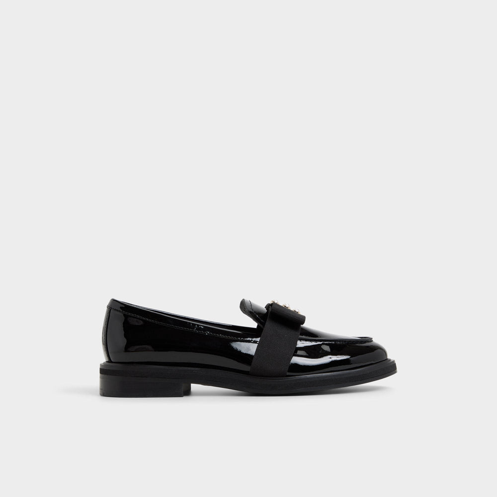 Bissom in Black - Loafer Block heel