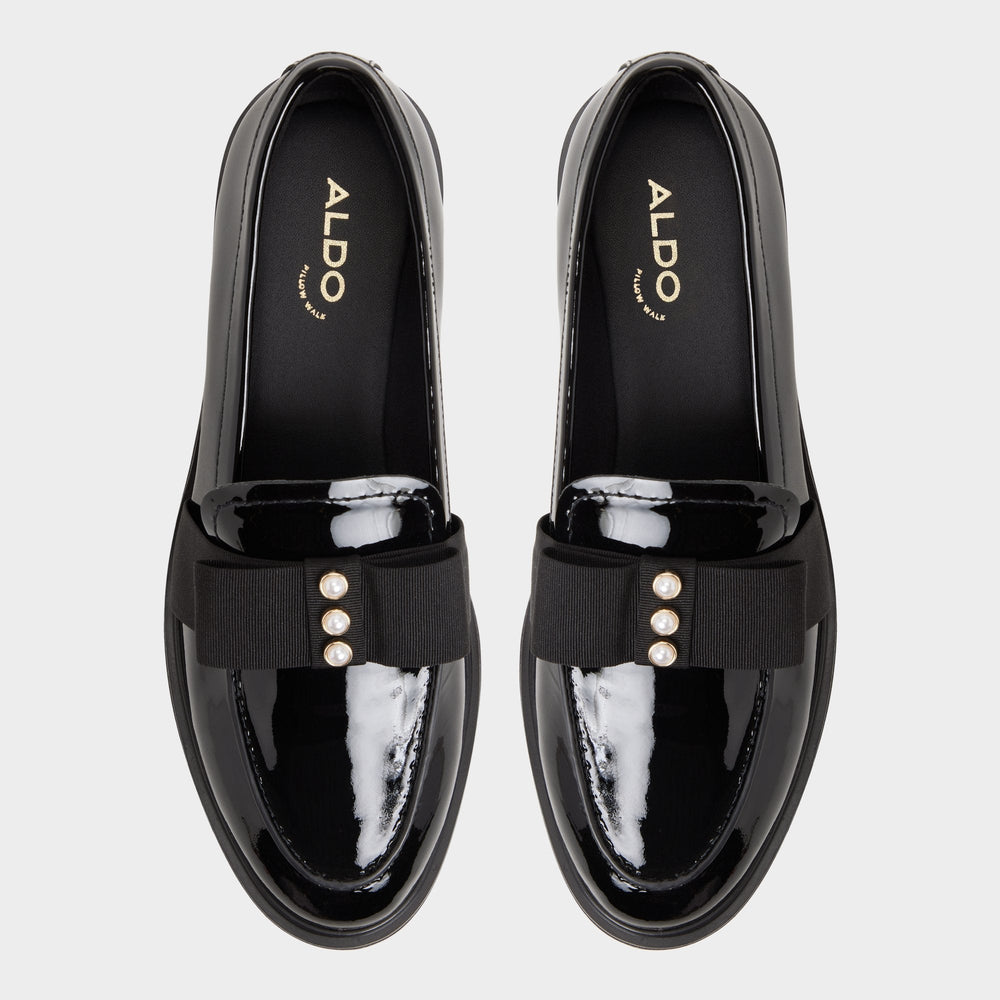 Bissom in Black - Loafer Block heel