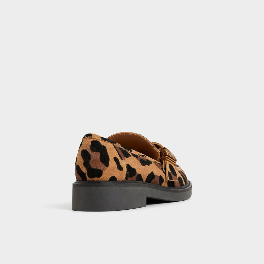 Block heel Kalya in Brown Multi - Loafer