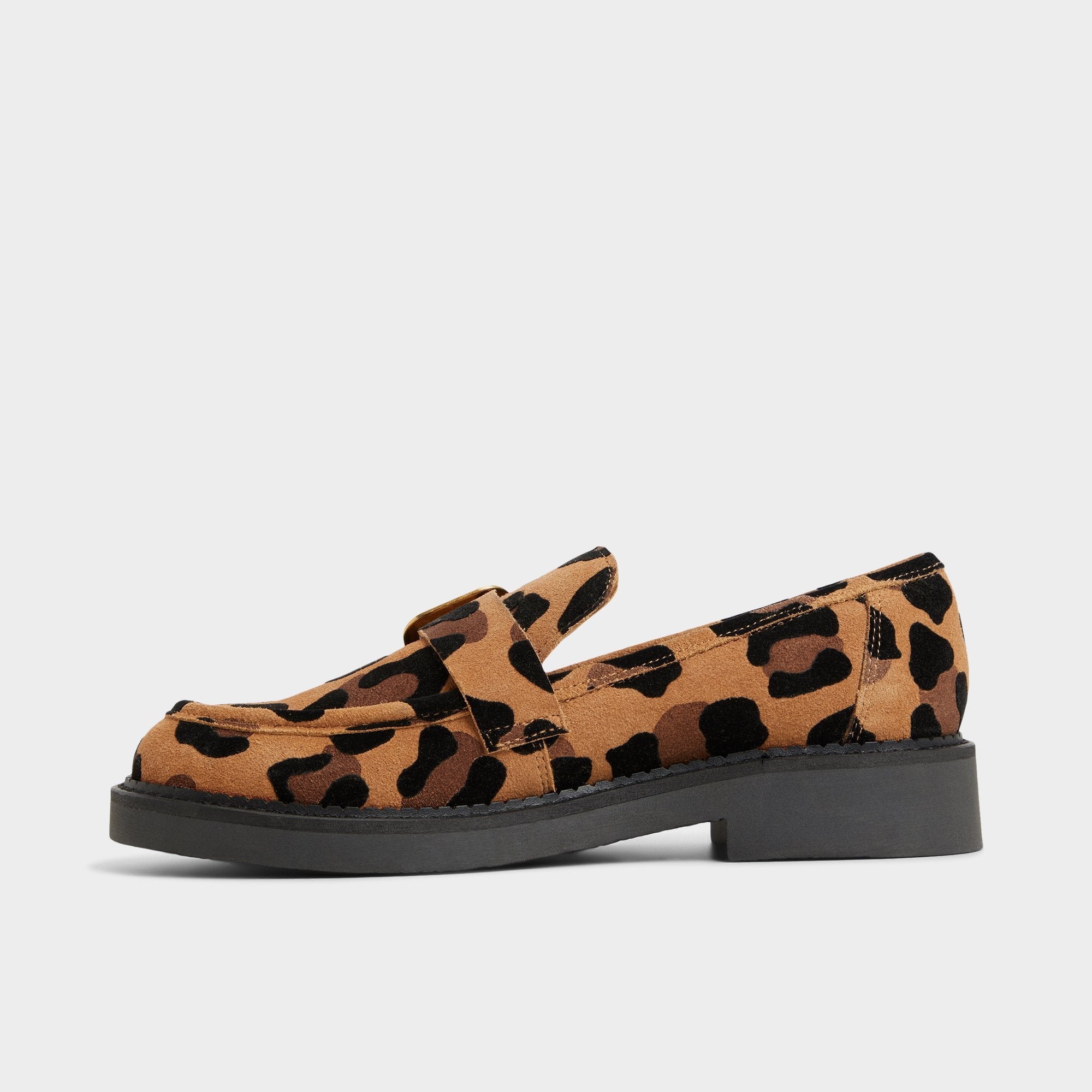 Block heel Kalya in Brown Multi - Loafer
