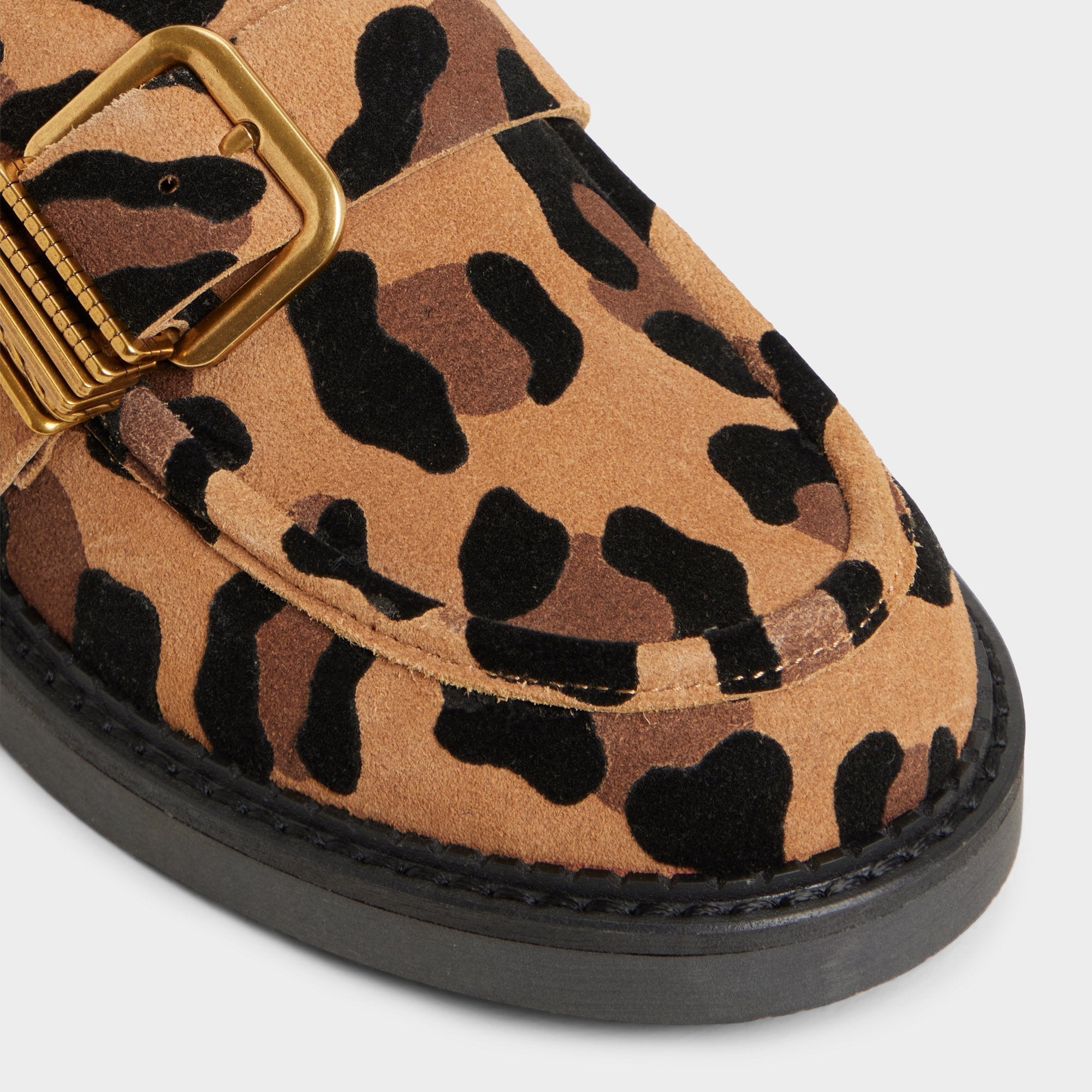 Block heel Kalya in Brown Multi - Loafer