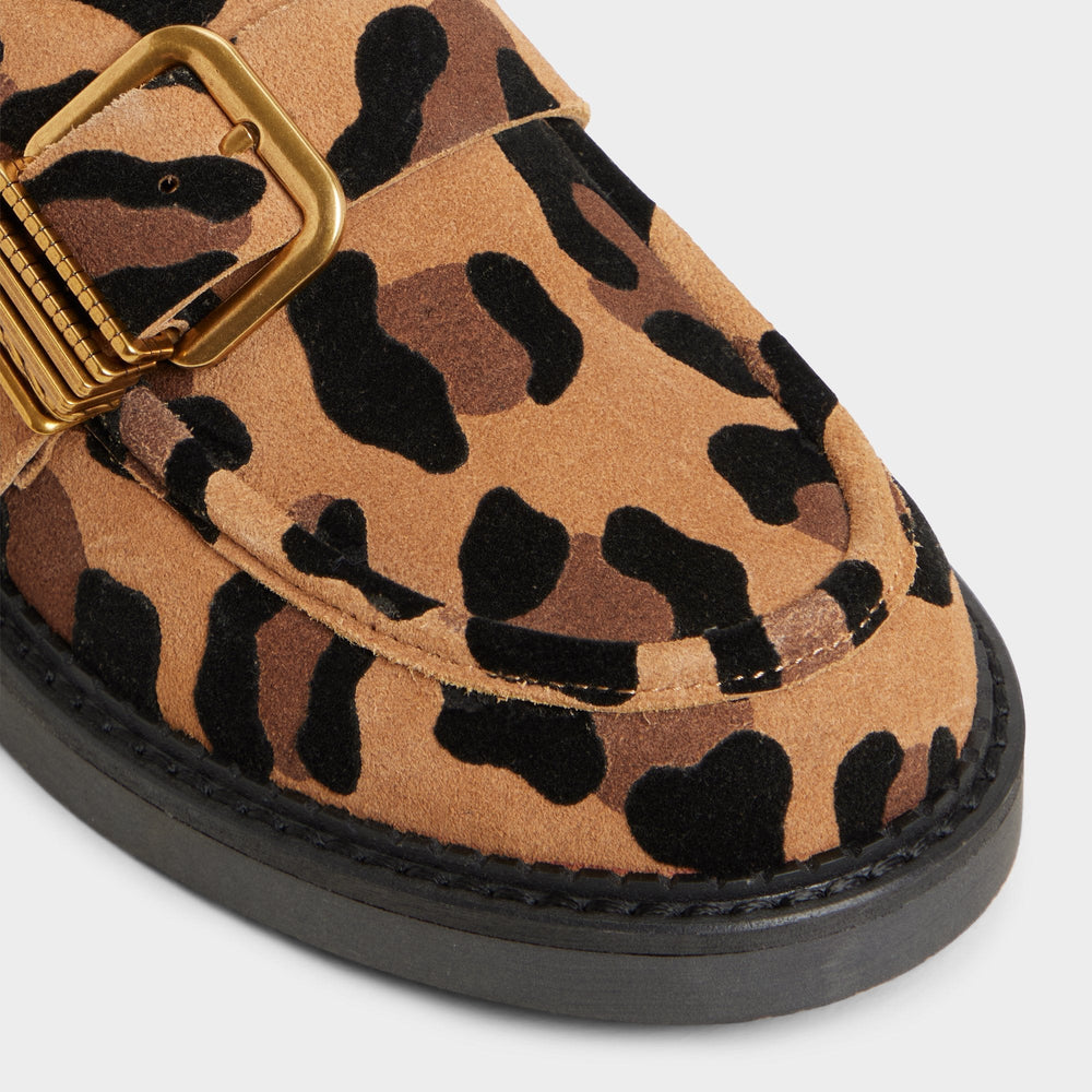 Block heel Kalya in Brown Multi - Loafer