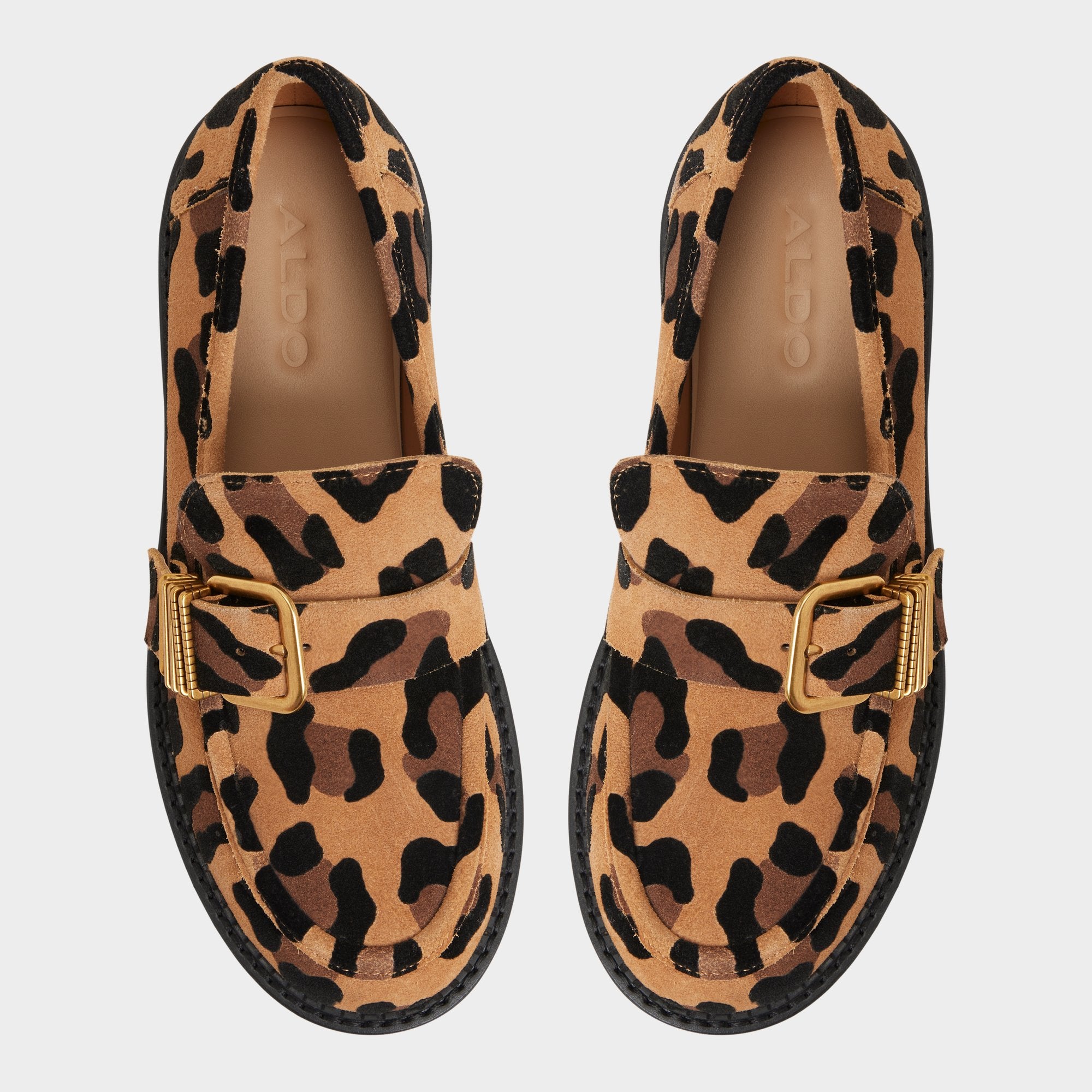 Block heel Kalya in Brown Multi - Loafer
