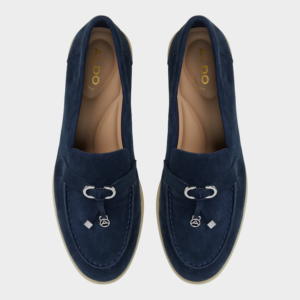 Creras Navy Women's Loafers & Oxfords - Loafer