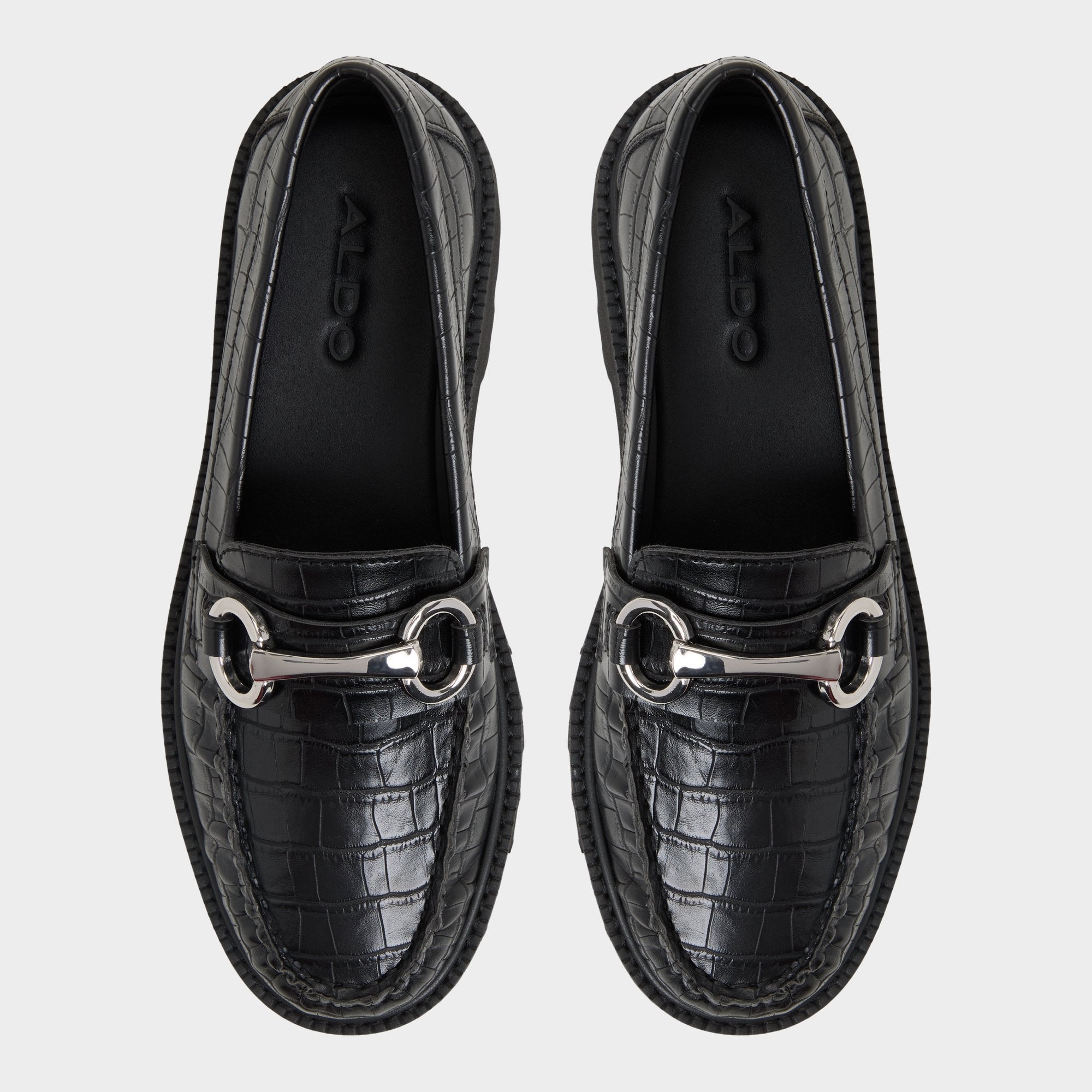 Danrose Black Women's Loafers & Oxfords - Loafer Lug sole