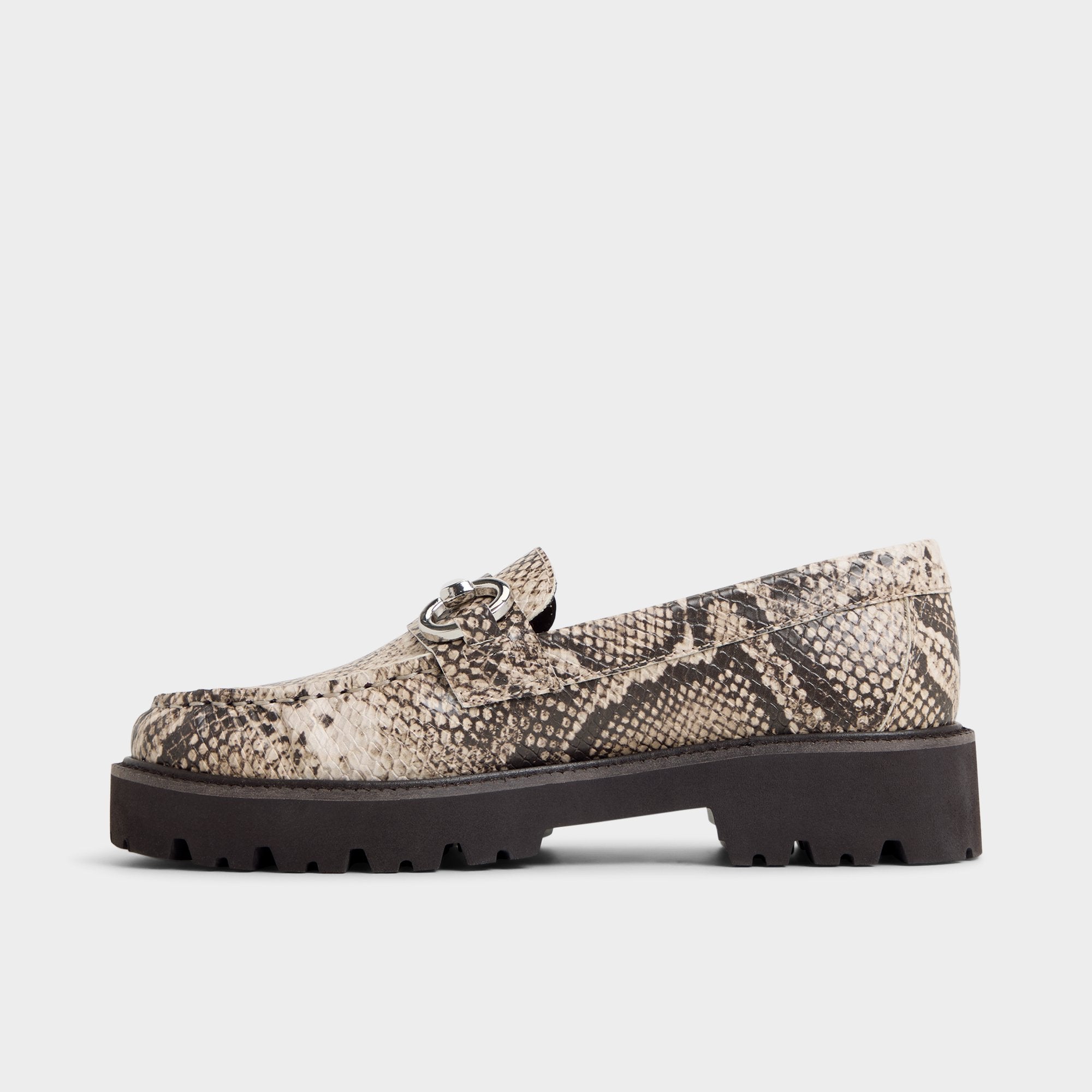 Danrose in Open Brown - Loafer Lug sole