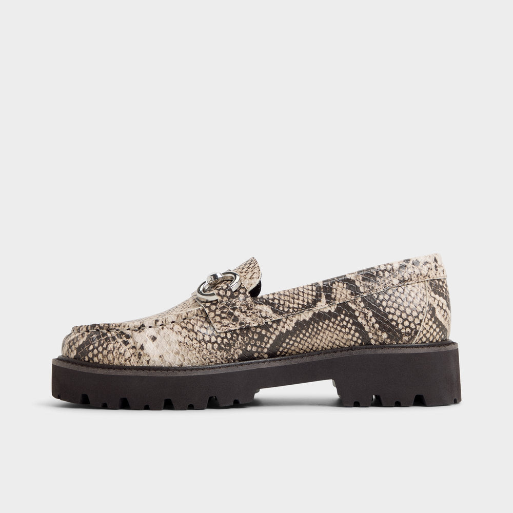 Danrose in Open Brown - Loafer Lug sole