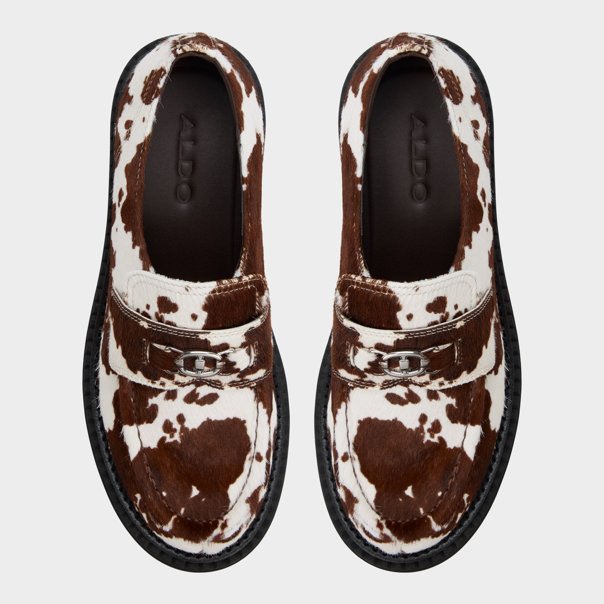 Lug sole Miravelle in Open Brown - Loafer