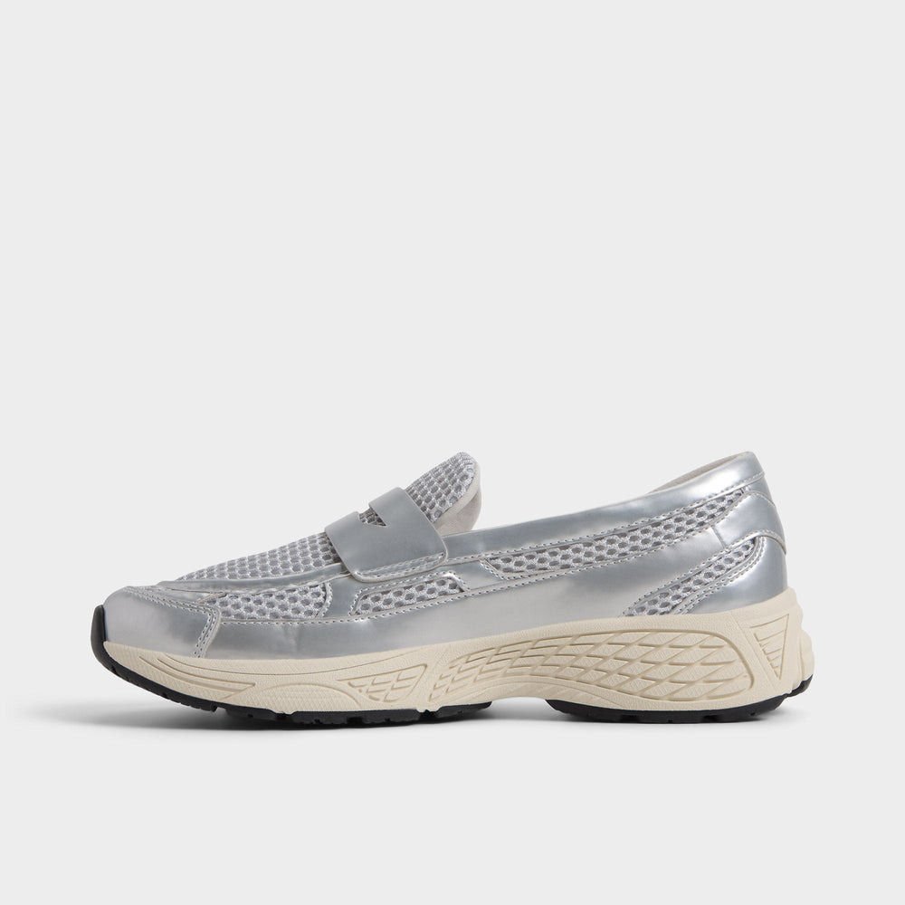 Jogger sole Loffy in Silver - Loafer