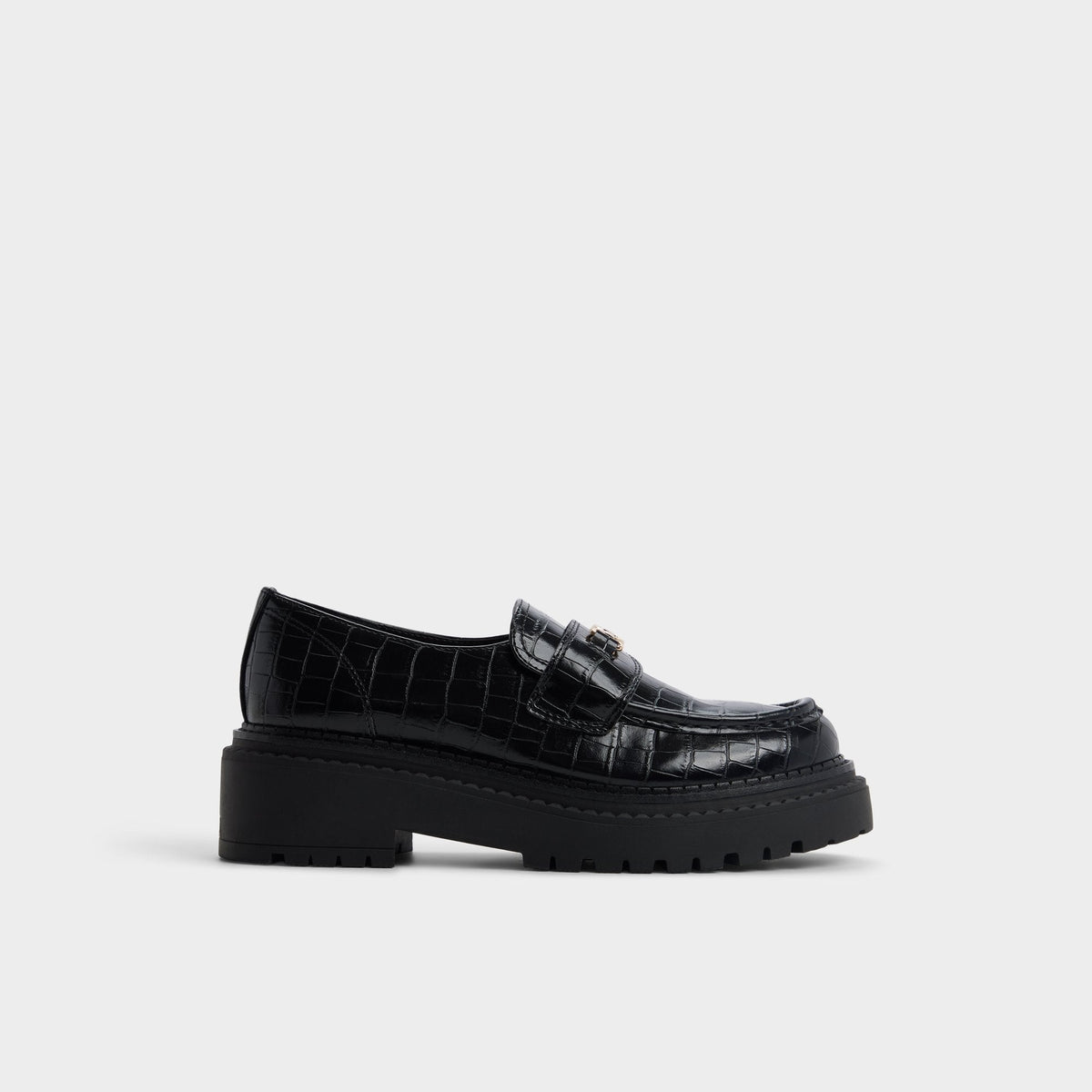 Lug sole Miravelle in Black - Loafer