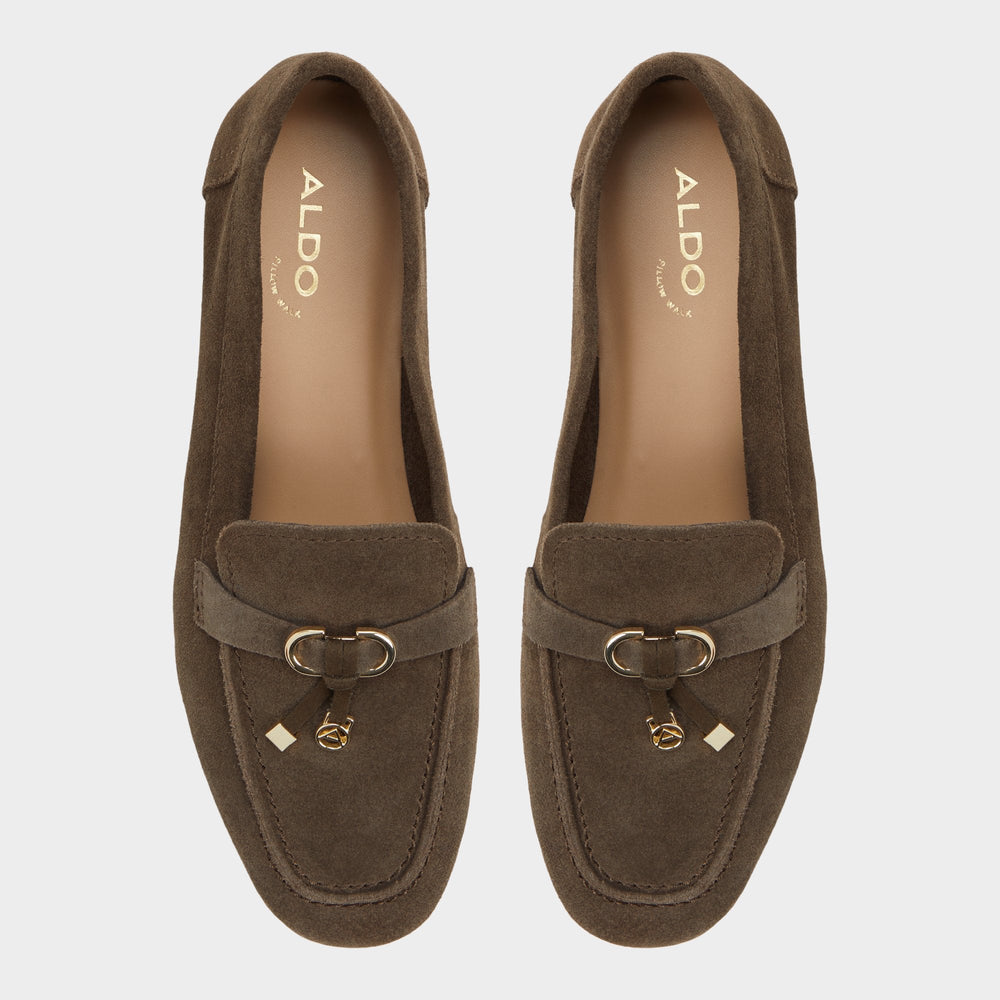 Ybilide Dark Green Women's Loafers & Oxfords - Loafer