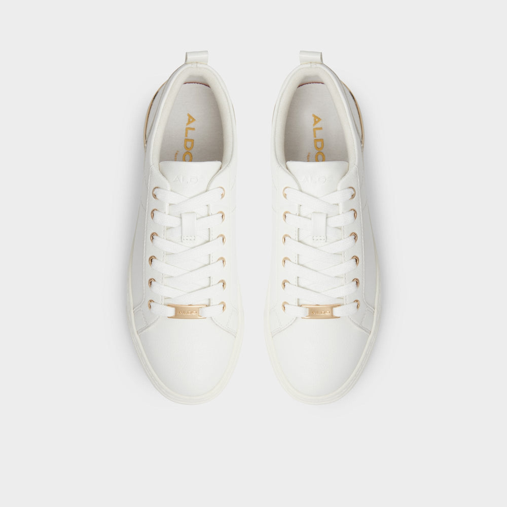 Cup sole Dilathielle White Women's Low top sneakers - Low top sneaker