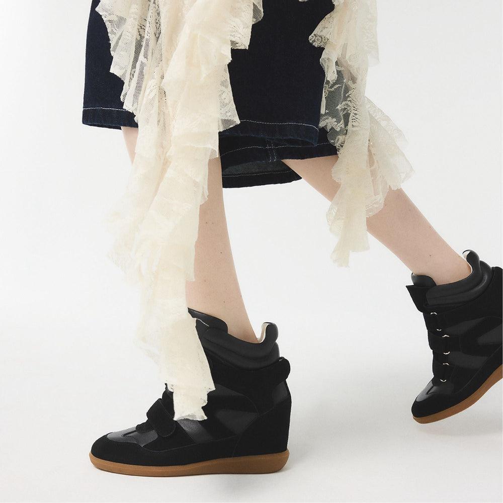 Wedge heel Bellissamo in Black - Wedge sneaker