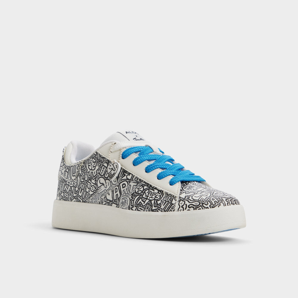Timothy in Goodman White Black14038432 - Low top sneaker Cup sole