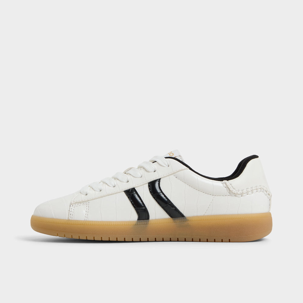 Chicsneaker2 White/Black Women's Low top sneakers - Sneaker Cup sole