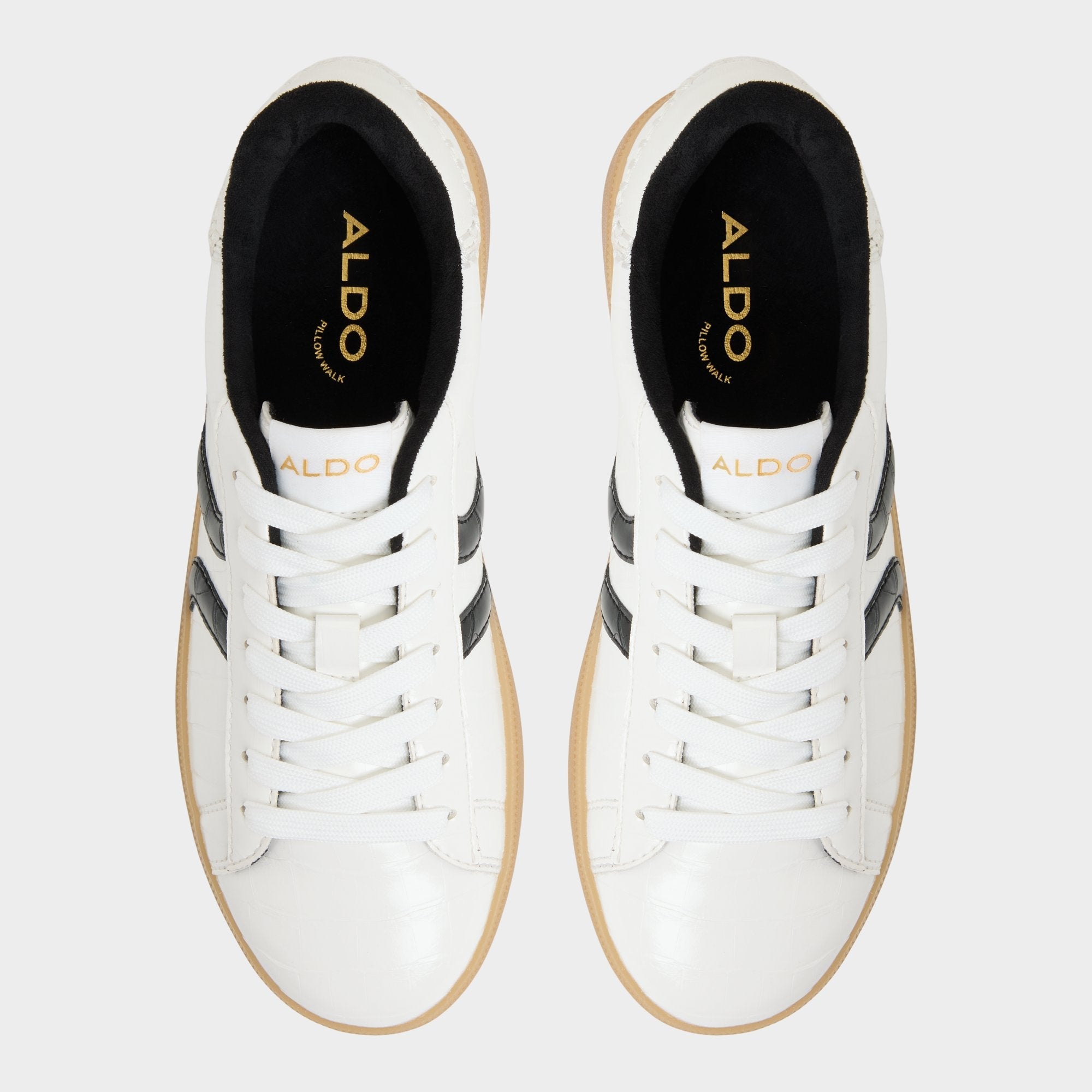 Chicsneaker2 White/Black Women's Low top sneakers - Sneaker Cup sole