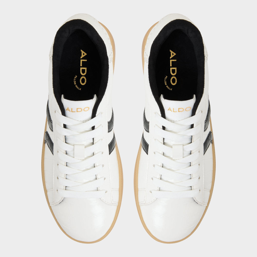 Chicsneaker2 White/Black Women's Low top sneakers - Sneaker Cup sole