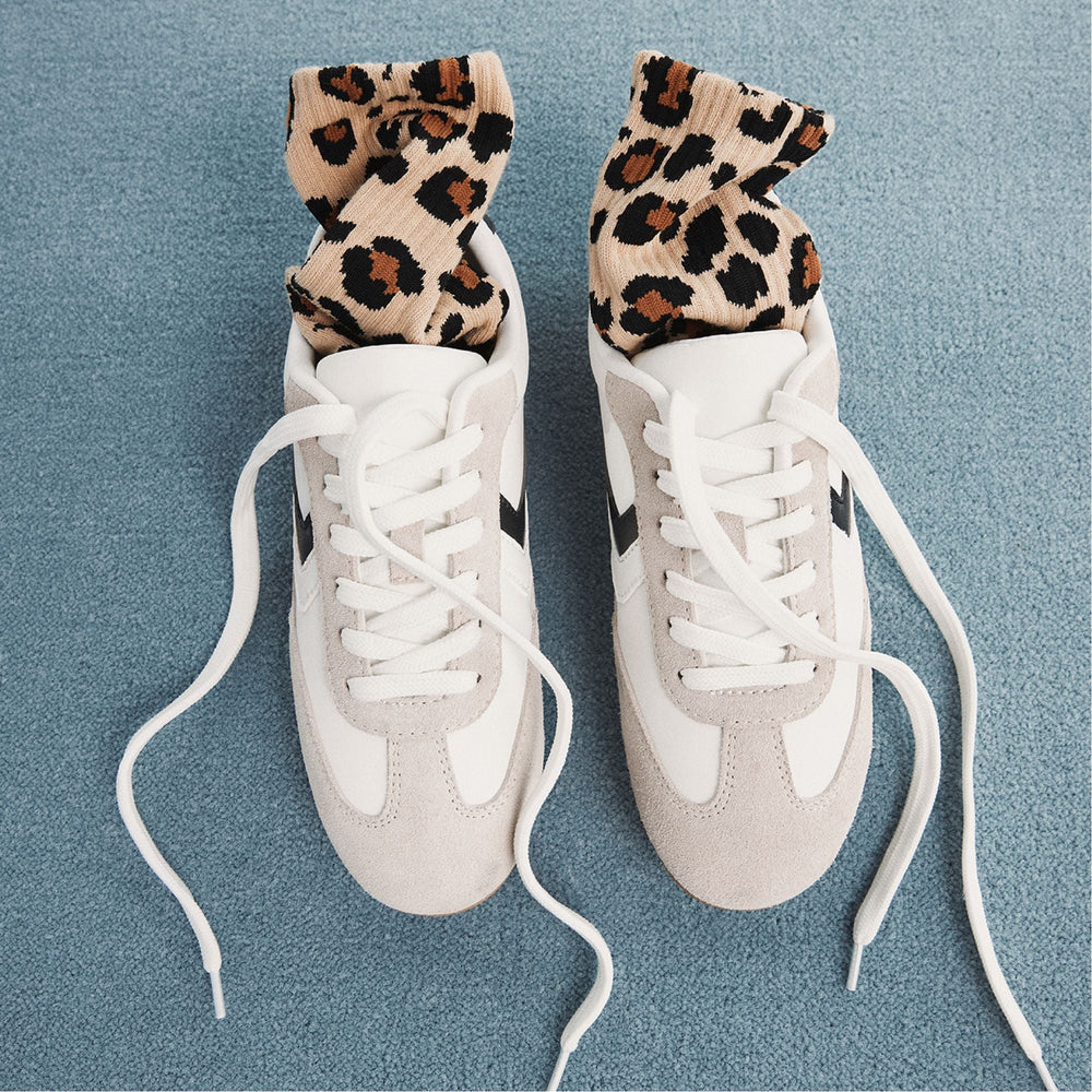 Coolchic White/Grey Women's Low top sneakers - Jogger sneaker