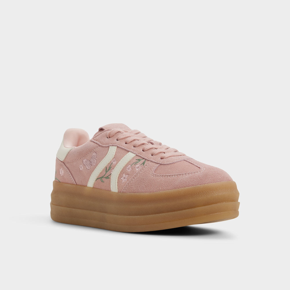 Elabrintar in Light Pink - Sneaker Platform