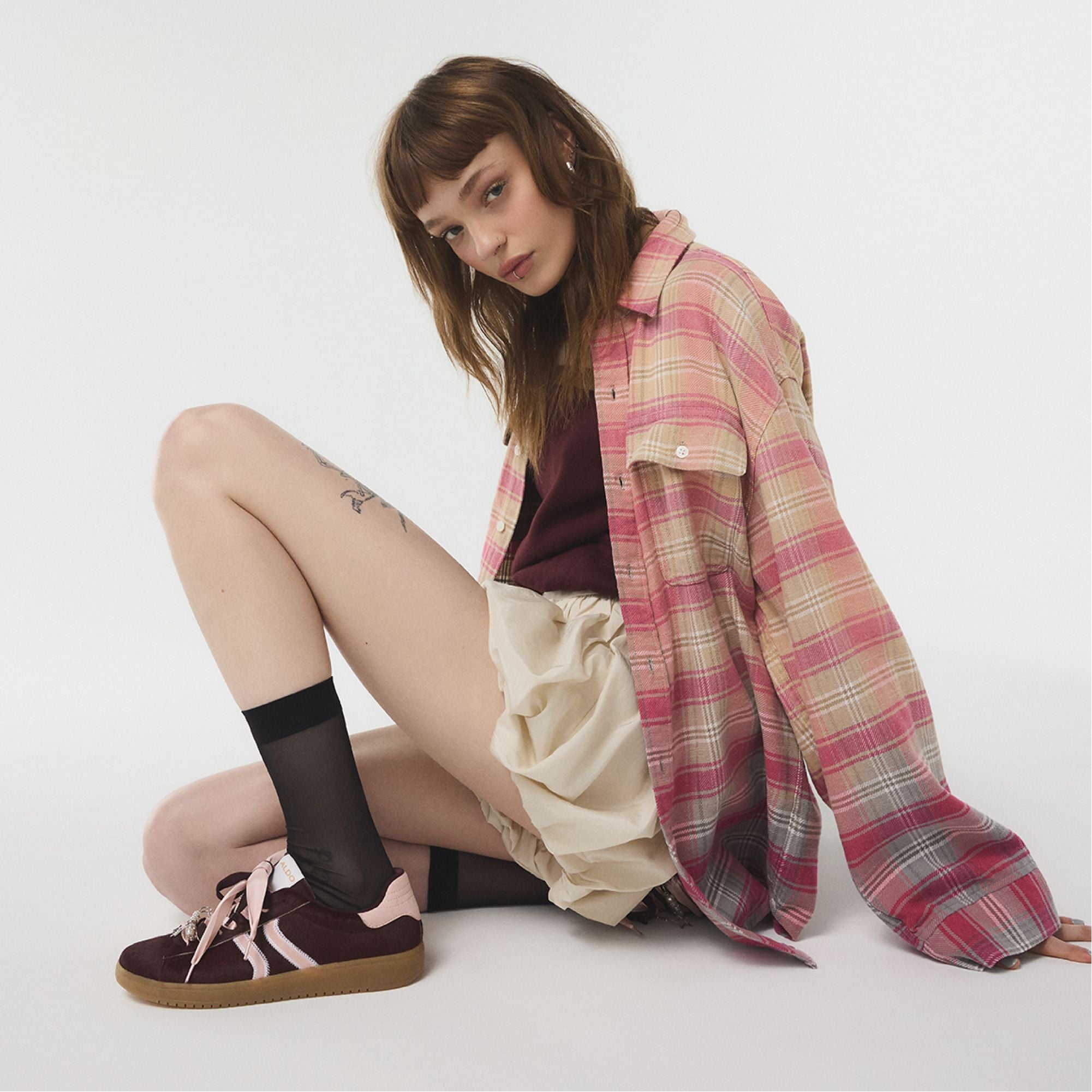 Cup sole Chicsneaker2 in Open Red - Low top sneaker