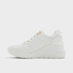 Wedge heel Iconistep White Overflow Women's Low top sneakers - Wedge sneaker