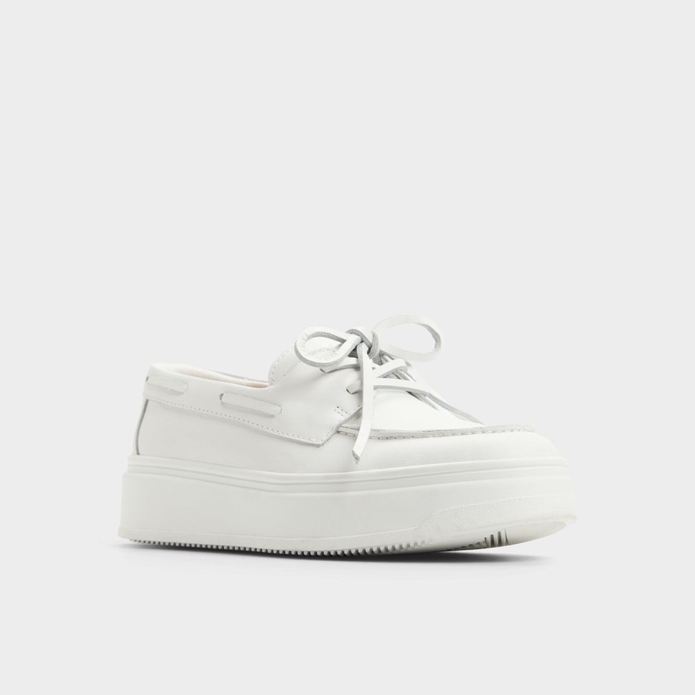 Platform Wildbreeze Open White Women's Slip on sneakers - Boat shoe