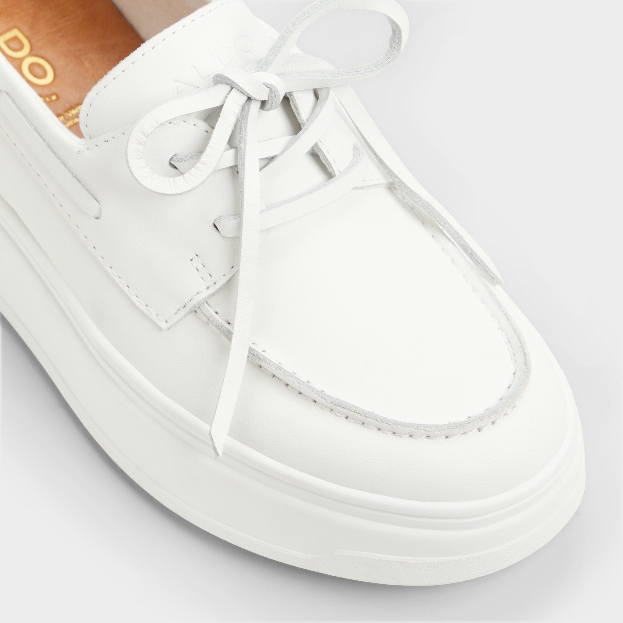 Platform Wildbreeze Open White Women's Slip on sneakers - Boat shoe