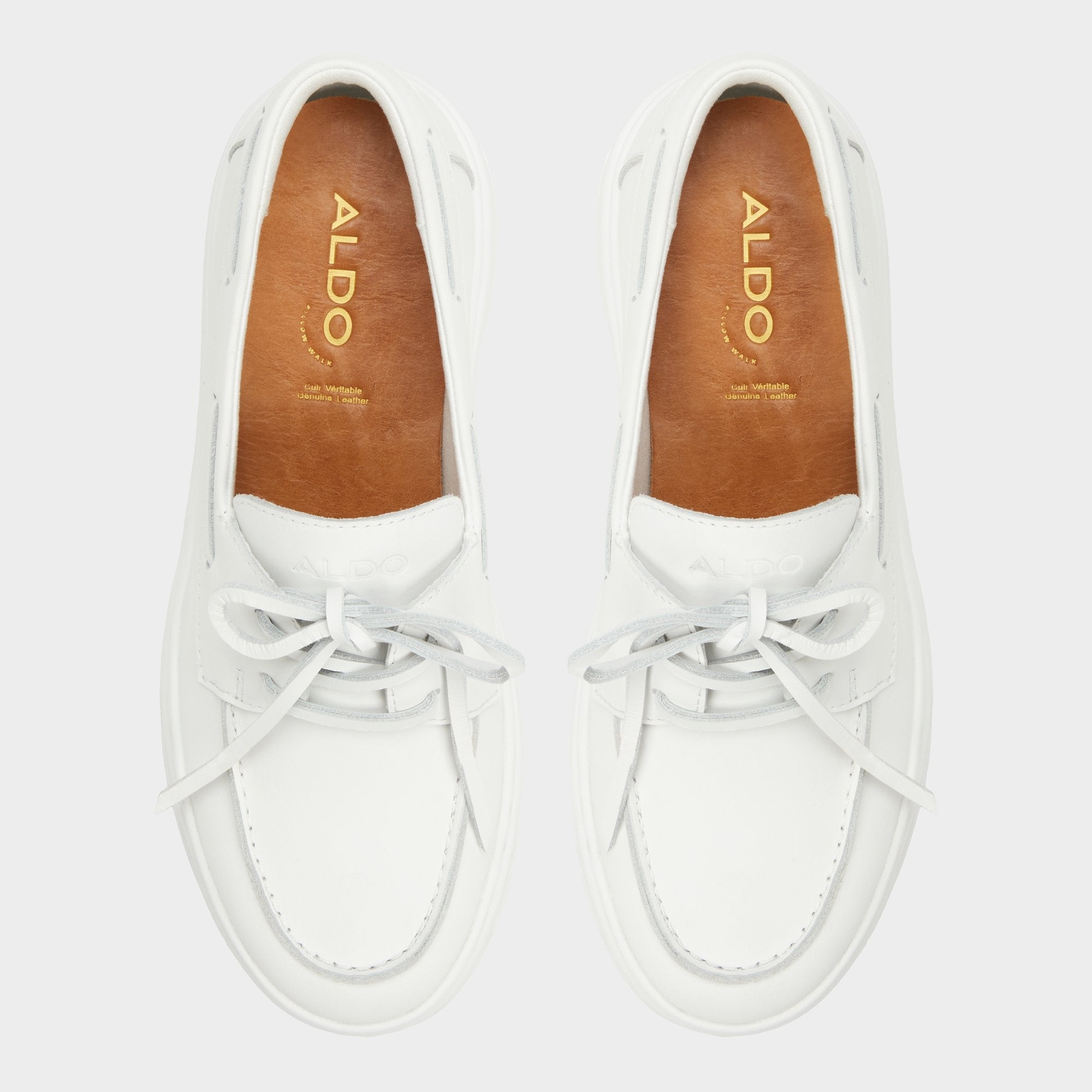 Platform Wildbreeze Open White Women's Slip on sneakers - Boat shoe