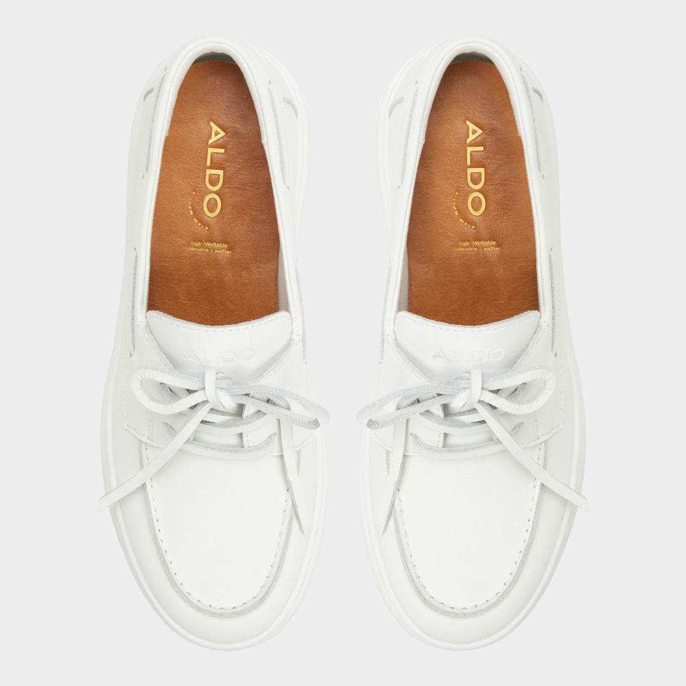 Platform Wildbreeze Open White Women's Slip on sneakers - Boat shoe