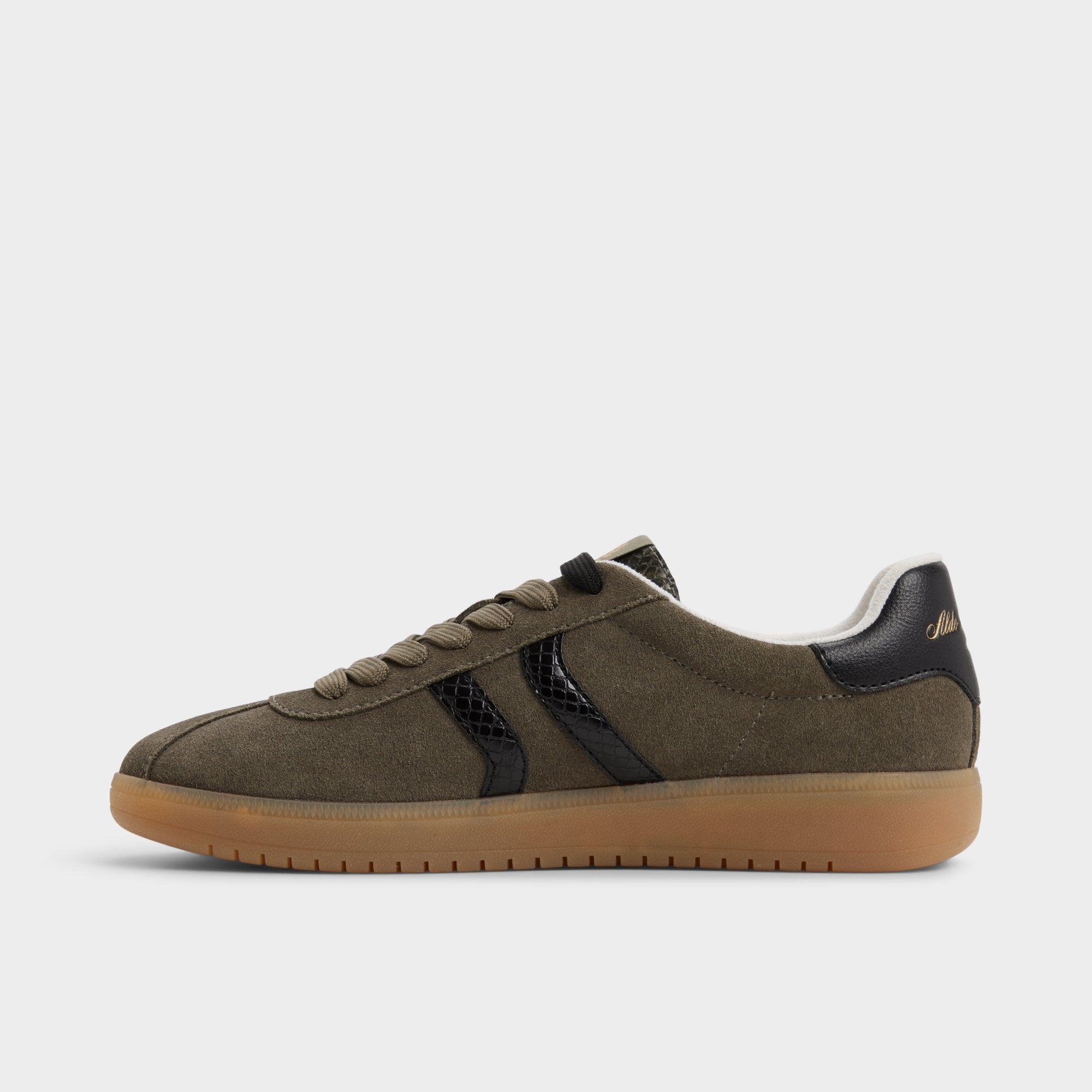 Cup sole Chicsneaker in Olive - Low top sneaker