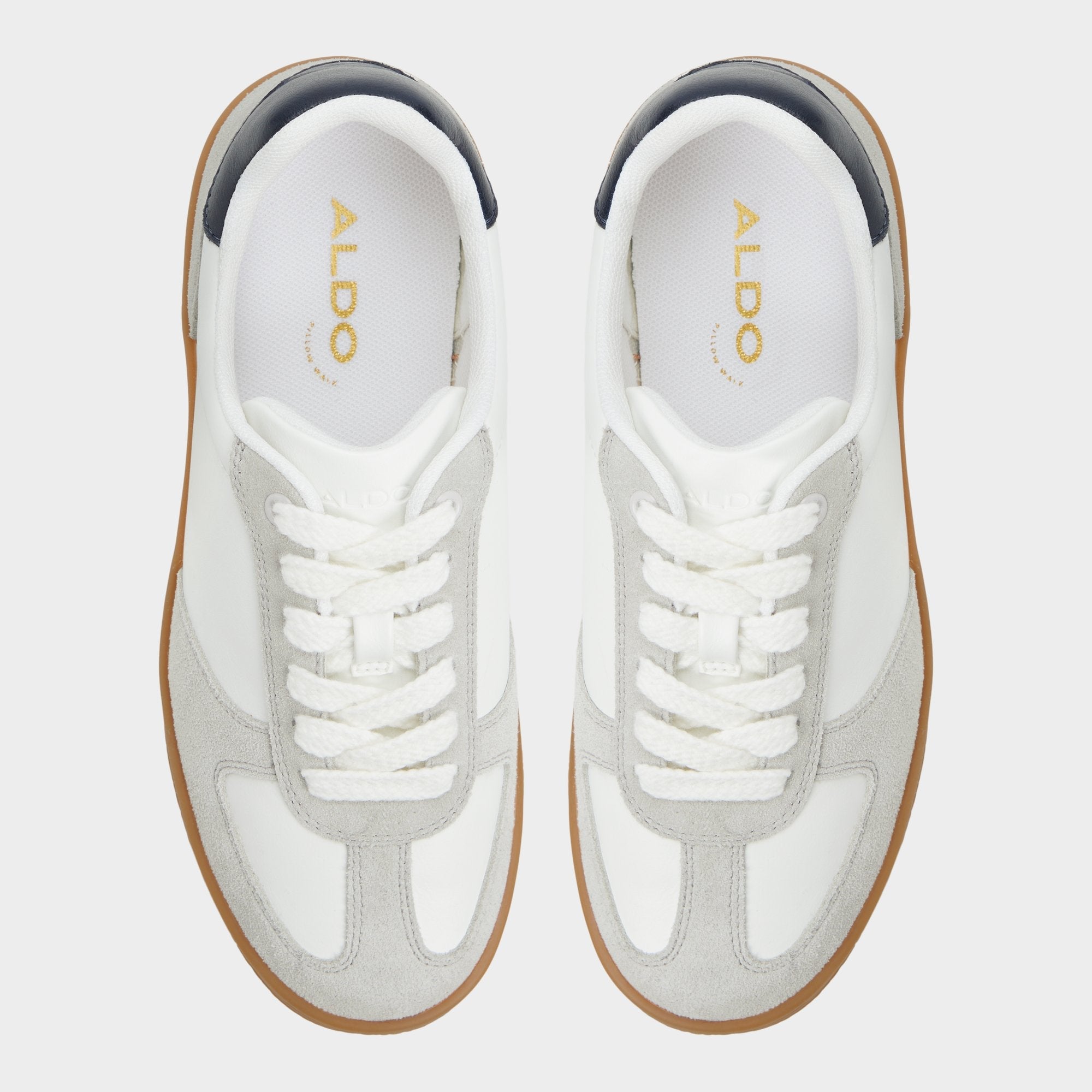 Platform Deevale White/Grey Women's Low top sneakers - Sneaker